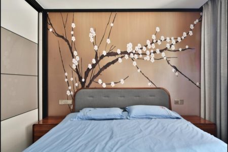 tête de lit en tissu