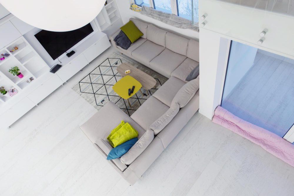 Plan studio 30m2 en 3d pour optimiser l'espace