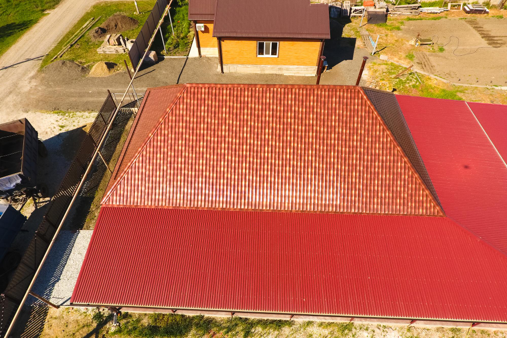 Extension de toit plat sur maison traditionnelle